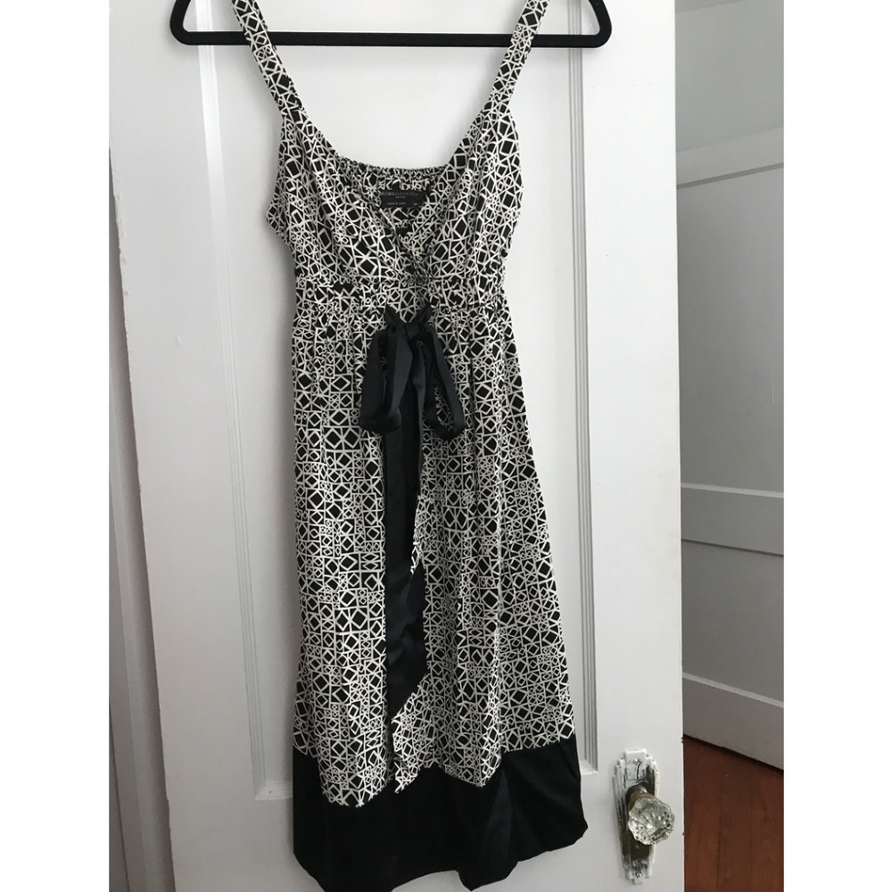 BCBGMaxAzria Black and White Dress
